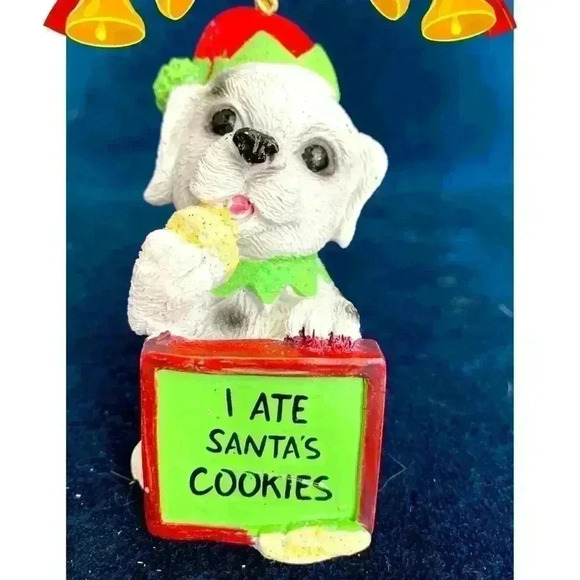 Precious Christmas Pup Ornament Cookies - Picture 1 of 3